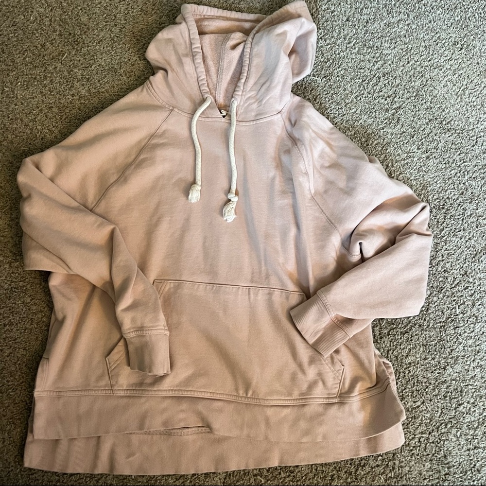 Blush pink pullover hoodie size xxl